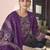 Stylee lifestyle purple lawn cotton embroidered dress material