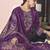 Stylee lifestyle purple lawn cotton embroidered dress material