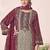 Stylee lifestyle maroon lawn cotton embroidered dress material