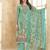 Stylee lifestyle turquoise lawn cotton embroidered dress material