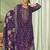 Stylee lifestyle violet lawn cotton embroidered dress material