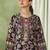 Stylee lifestyle black lawn cotton embroidered dress material
