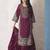 Stylee lifestyle burgundy lawn cotton embroidered dress material