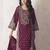 Stylee lifestyle burgundy lawn cotton embroidered dress material