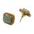 Mint carved stone gold plated choker set with stud earrings | traditional bridal jewellery