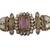 Pink stone choker necklace set with pearl kundan detailing for women and girls