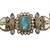 Mint stone choker necklace set with pearl kundan detailing for women and girls