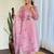 Lavender sequence embroidery chanderi silk kurta set with dupatta for women