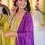 Yellow floral embroidery rayon kurta set with chinon dupatta for women