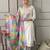 Cream floral sequence embroidery viscos shimmer silk kurta set with printed chinon dupatta for women