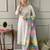 Cream floral sequence embroidery viscos shimmer silk kurta set with printed chinon dupatta for women