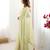 pista green lace sequins embroidery chiffon saree with blouse