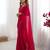 dark pink stone work chiffon saree with blouse