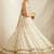 White Georgette Sequins Embroidered Lehenga Choli With Dupatta 