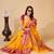 yellow woven semi cotton saree