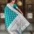 sky blue zari weaving banarasi silk blend saree