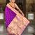 magenta paithani silk blend meenakari pallu zari weaving saree