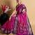 pink silk blend saree with striking pallu & blouse