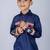 Blue embroidered cotton kurta pajama