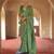 Green silk blend patola design saree