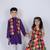 Multicolor embroidered cotton lehenga and top
