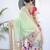 green paithani silk blend zari motifs saree with contrast blouse