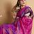 pink silk blend saree with striking pallu & blouse