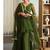Dark green palazzo kurti set