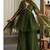 Dark green palazzo kurti set