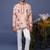 Ahan macaw pink jodhpuri set
