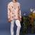 Ahan macaw pink jodhpuri set