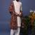 Tajdaar ivory kurta set