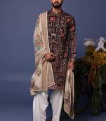 Gulzar black kurta set