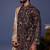 Gulzar black kurta set