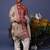 Nazm maroon kurta set