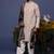 Faiz beige kurta set