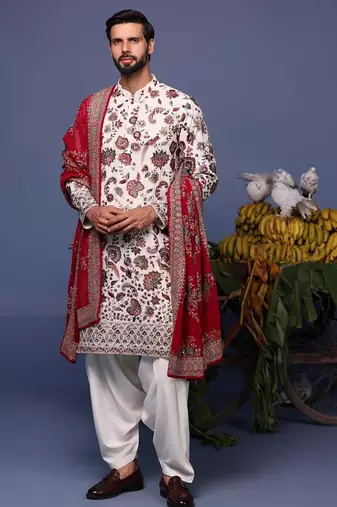 Noor ivory kurta set