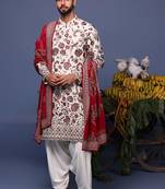 Noor ivory kurta set