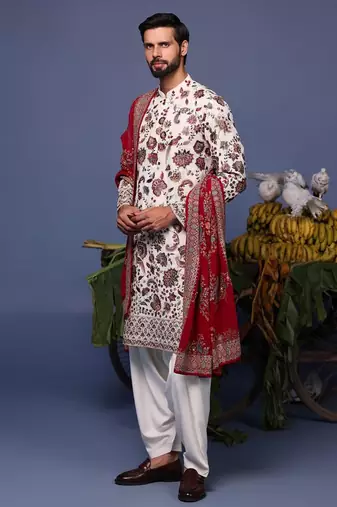 Noor ivory kurta set