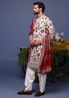 Noor ivory kurta set 3