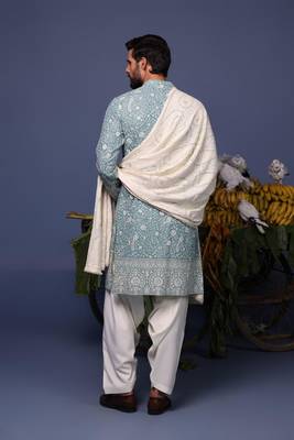 Jahan blue kurta set 5
