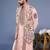 Abeer pink kurta 1 jacket set