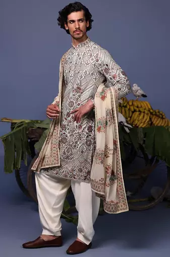 Falak Grey kurta set