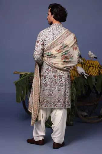 Falak Grey kurta set