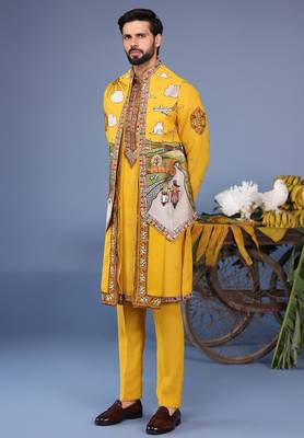Musafir haldi kurta 1 jacket set 2