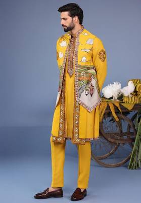 Musafir haldi kurta 1 jacket set 3