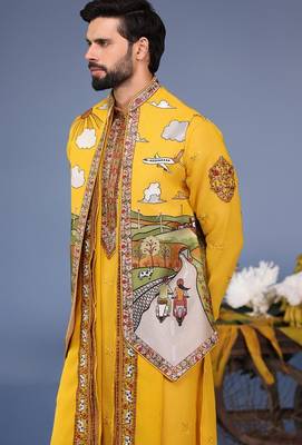 Musafir haldi kurta 1 jacket set 4