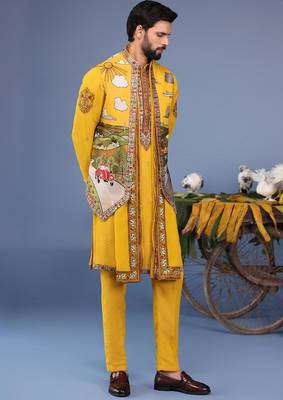 Musafir haldi kurta 1 jacket set 5