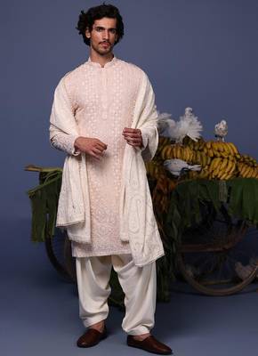 Riaz pink kurta set 1