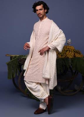 Riaz pink kurta set 2